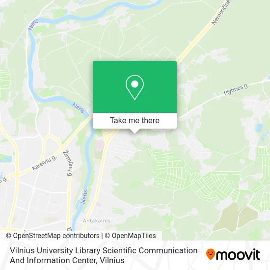 Vilnius University Library Scientific Communication And Information Center map