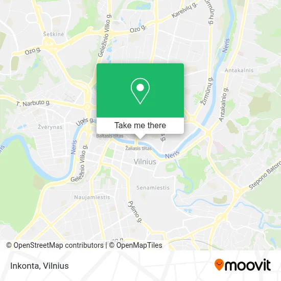 Inkonta map