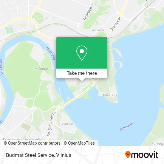 Budmat Steel Service map