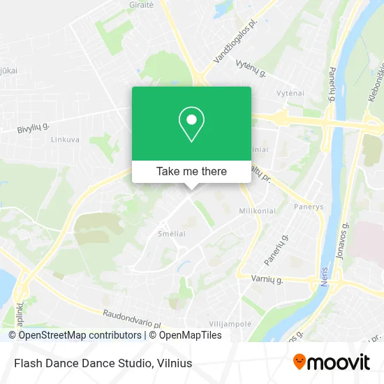 Flash Dance Dance Studio map