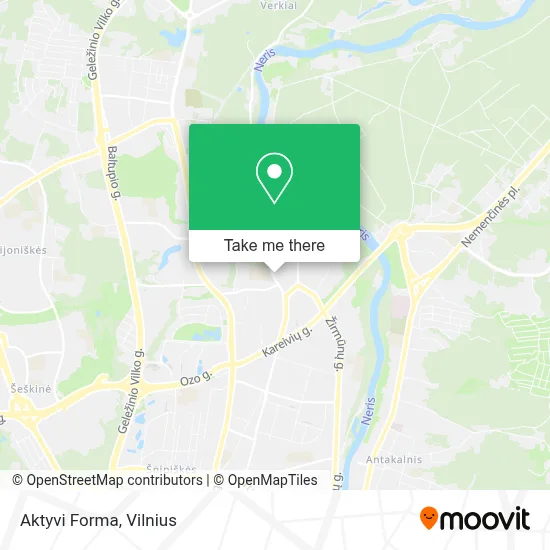 Aktyvi Forma map