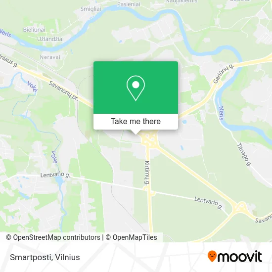 Smartposti map