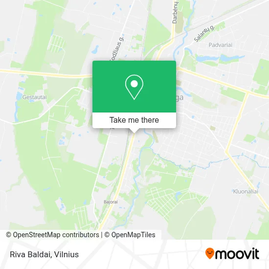Riva Baldai map