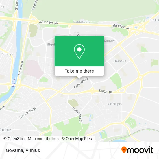 Gevaina map