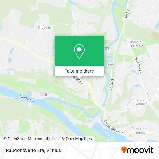Raudondvario Era map