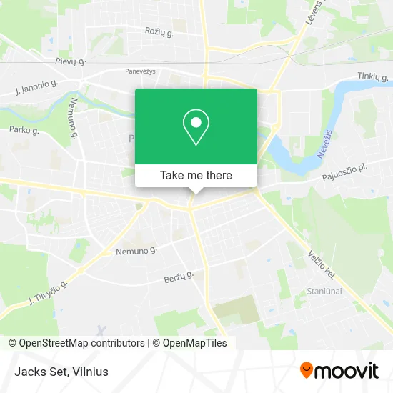 Jacks Set map