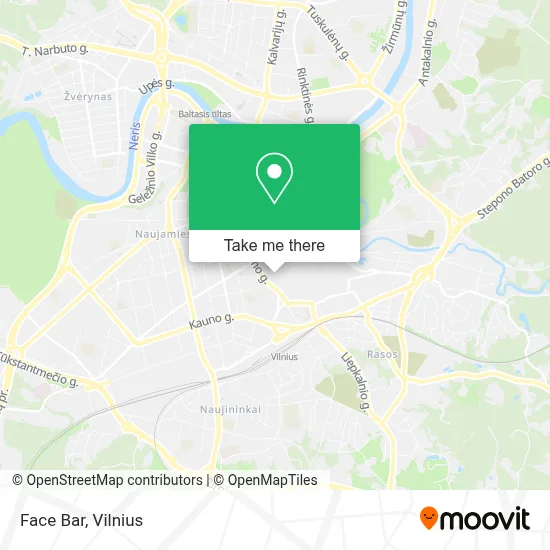 Face Bar map
