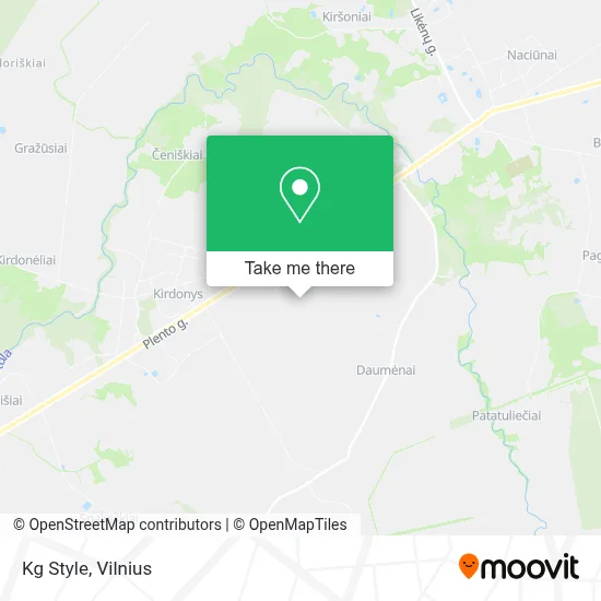 Kg  Style map