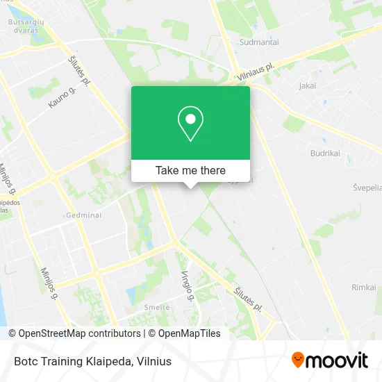 Botc Training Klaipeda map