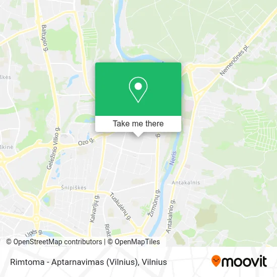 Rimtoma - Aptarnavimas (Vilnius) map