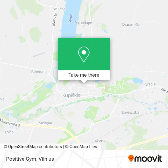 Positive Gym map