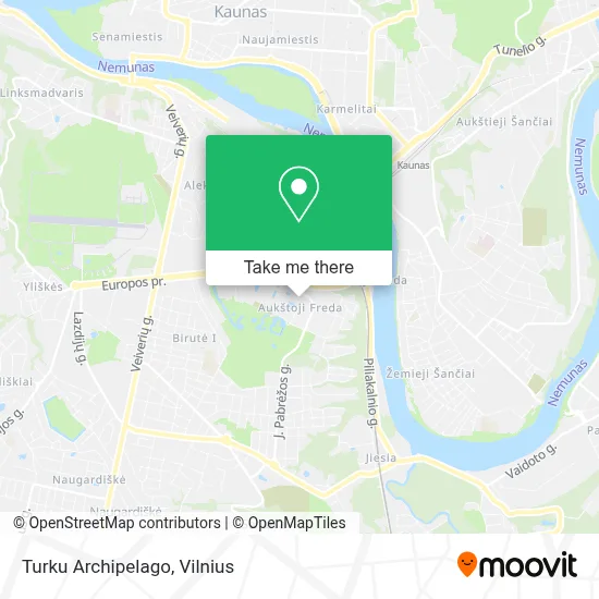 Turku Archipelago map