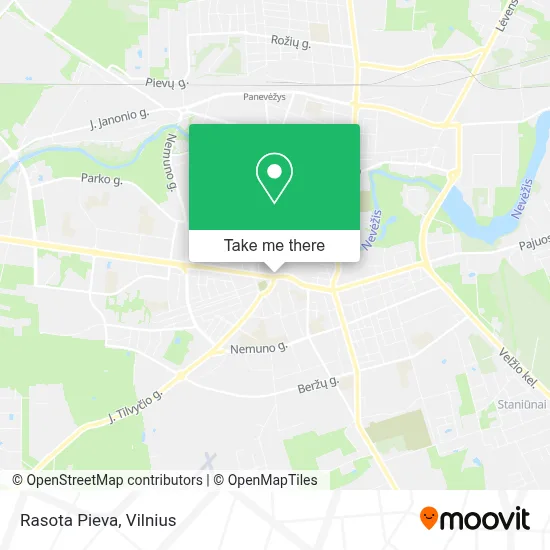 Rasota Pieva map