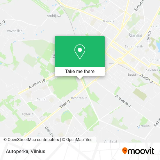 Autoperka map