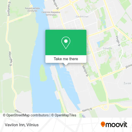 Vavilon Inn map