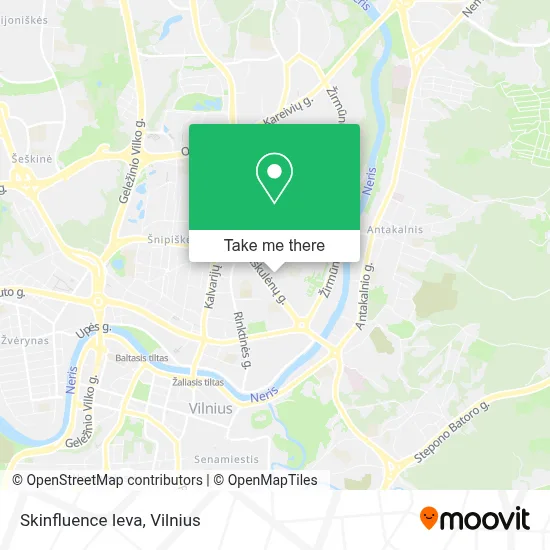 Skinfluence Ieva map