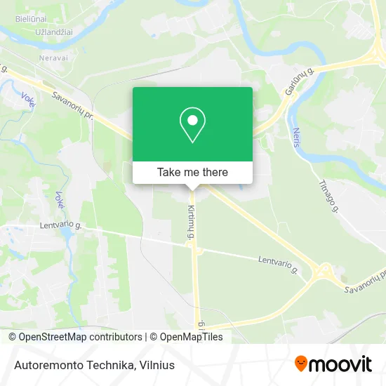 Autoremonto Technika map