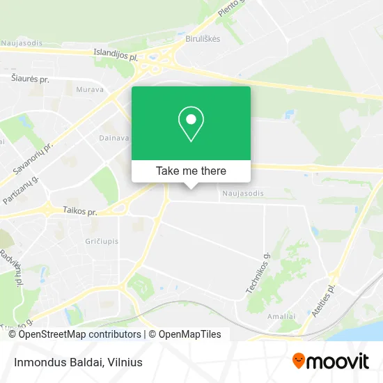 Inmondus Baldai map