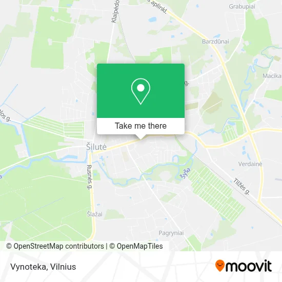 Vynoteka map