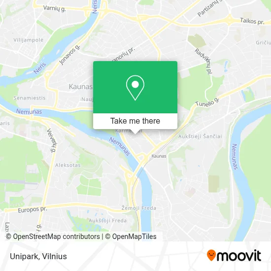 Unipark map