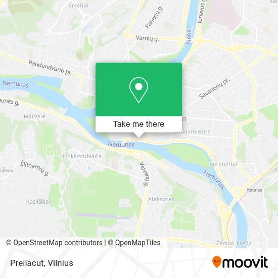 Preilacut map