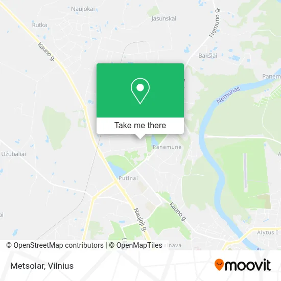Metsolar map