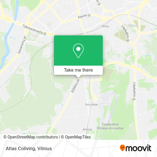 Atlas Coliving map