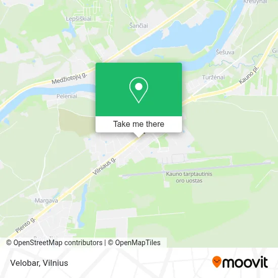 Velobar map