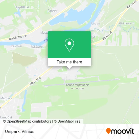 Unipark map