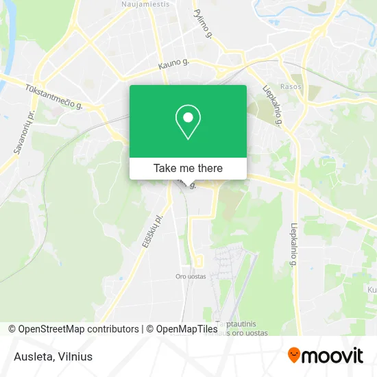 Ausleta map