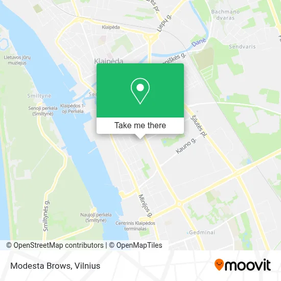 Modesta Brows map