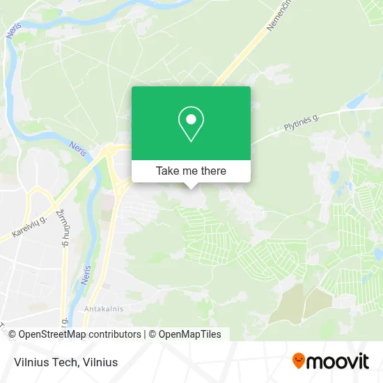 Vilnius Tech map