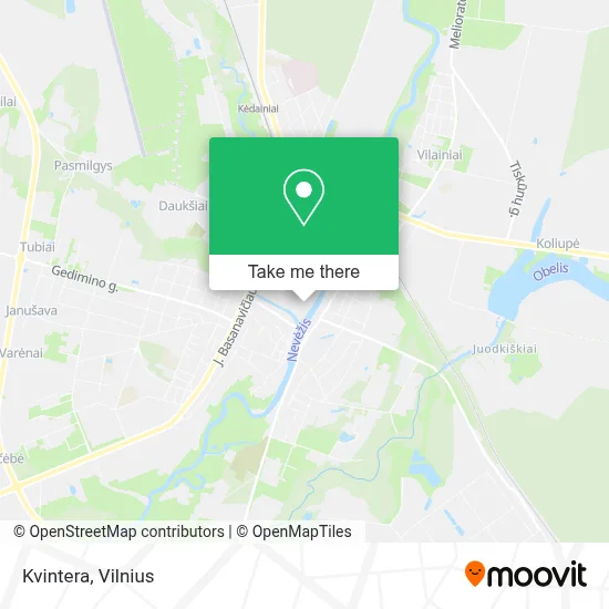 Kvintera map