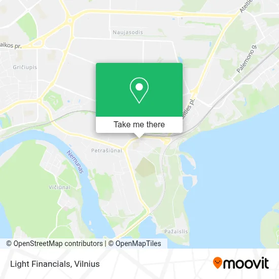 Light Financials map