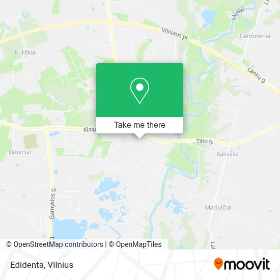 Edidenta map