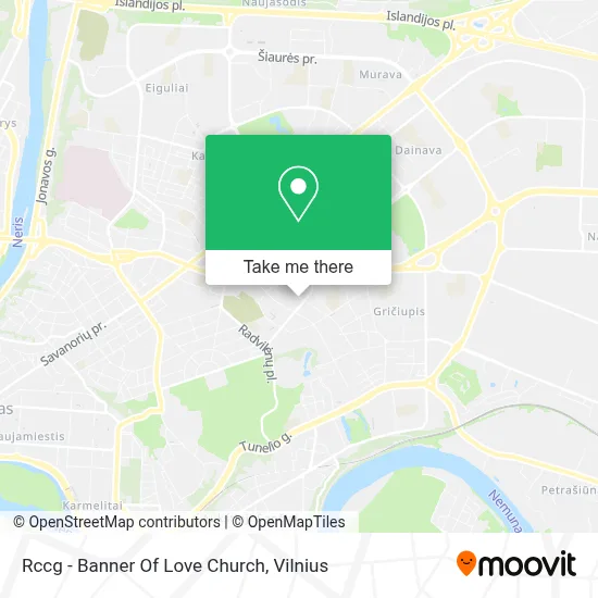 Rccg - Banner Of Love Church map