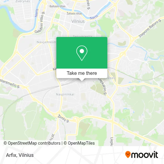 Arfix map