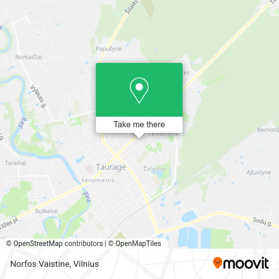 Norfos Vaistine map