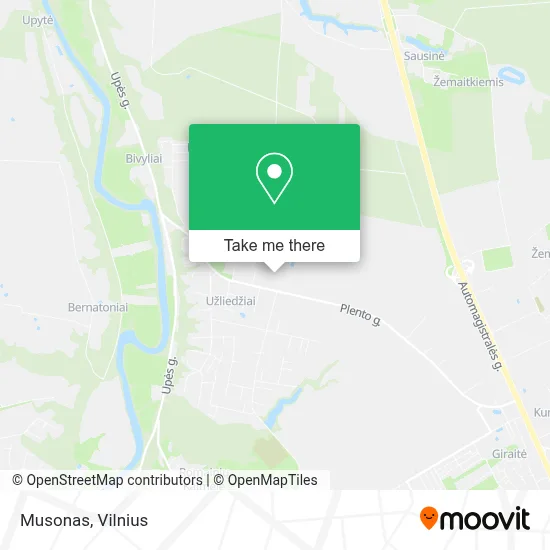 Musonas map