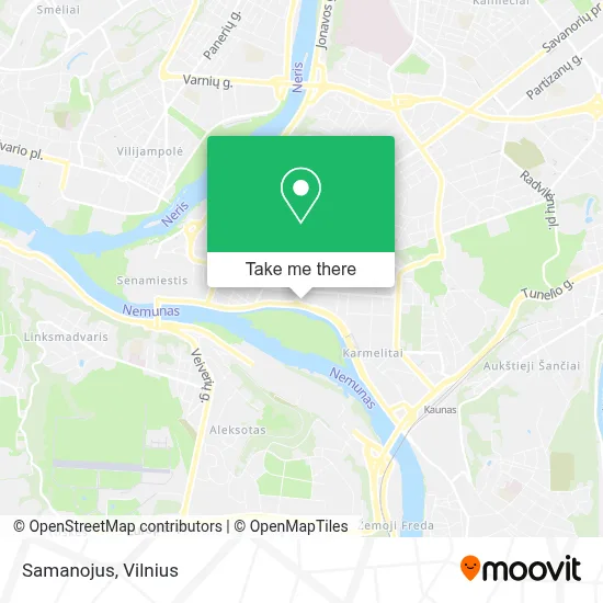 Samanojus map