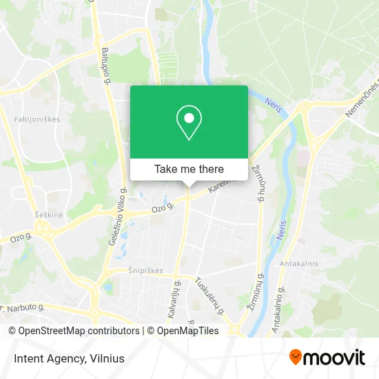 Intent Agency map