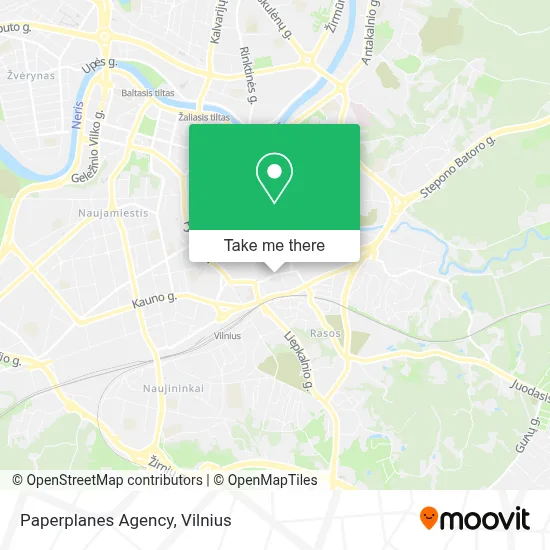 Paperplanes Agency map