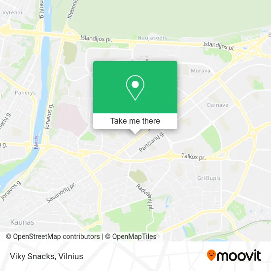 Viky Snacks map