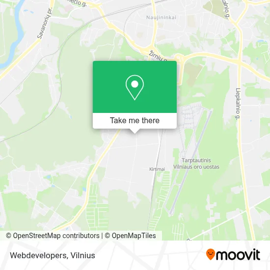 Webdevelopers map