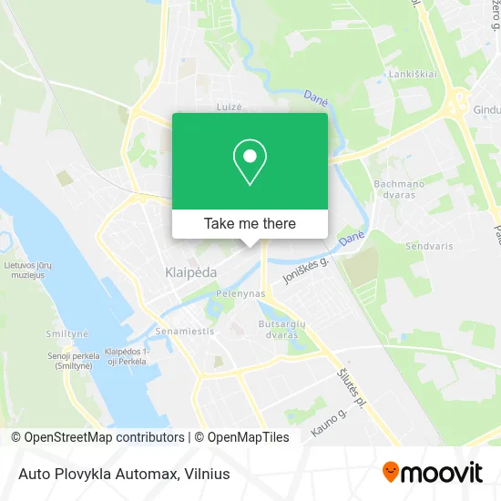Auto Plovykla Automax map