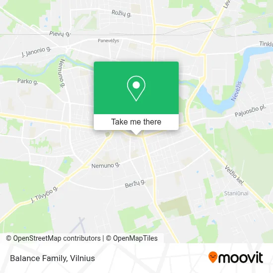Balance Family map