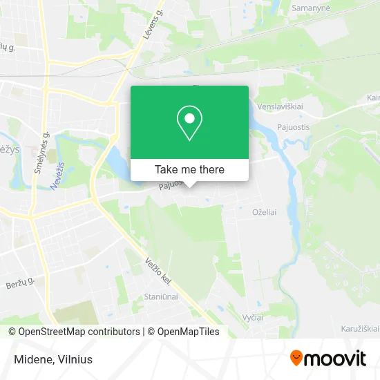 Midene map