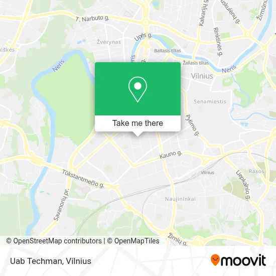 Uab Techman map