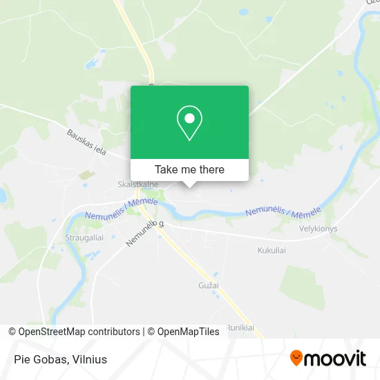 Pie Gobas map
