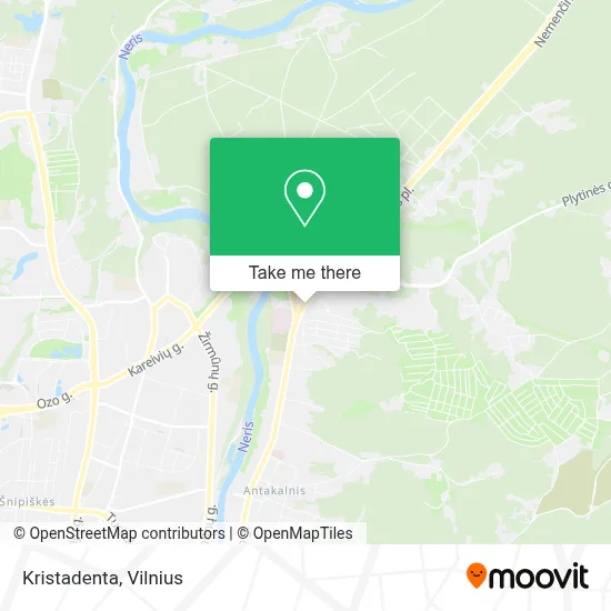 Kristadenta map